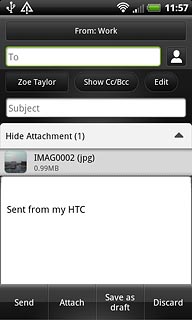 Write subject and text for your email message.Press Send.