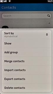Press Merge contacts.