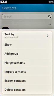Press Import contacts.