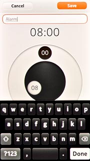 Key in the required name and press Done.