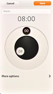 Press Save.Slide your finger across the display to return to standby mode.