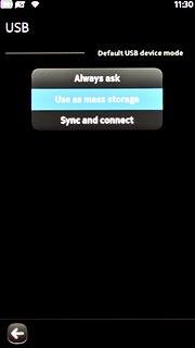 Press the return icon.Slide your finger across the display to return to standby mode.
