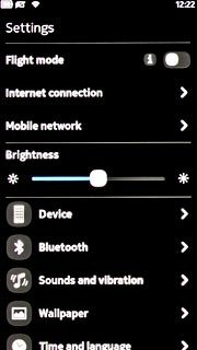 Press Internet connection.