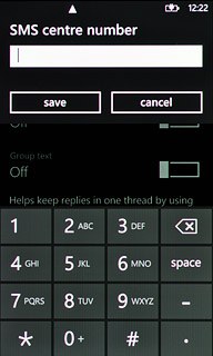 Key in +61415011501 and press save.