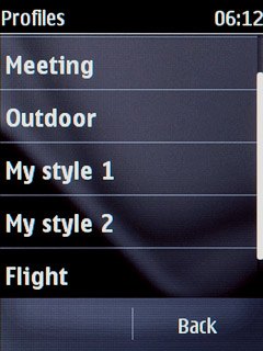 To turn on flight mode:Press Flight.