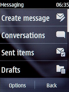 Press Create message.