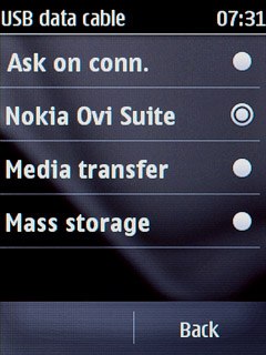 Press Nokia Ovi Suite.