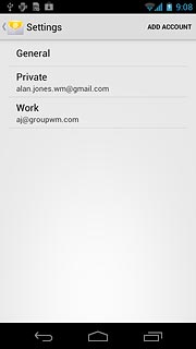 Press ADD ACCOUNT.