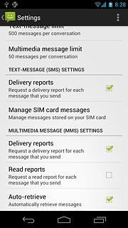 When the box next to the menu item is ticked (V), the function is turned on.
