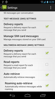 When the box next to the menu item is ticked (V), the function is turned on.