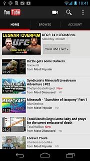 Press the search icon.