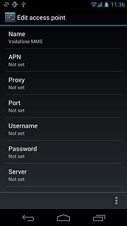 Press APN.Key in live.vodafone.com