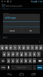 Key in mms and press OK.