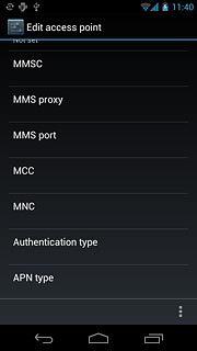 Press the settings icon.
