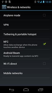 When the field next to the menu item is ticked (V), the function is turned on.