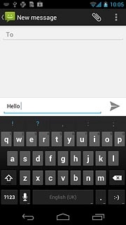 To change language:Press and hold space to open a pop-up menu.