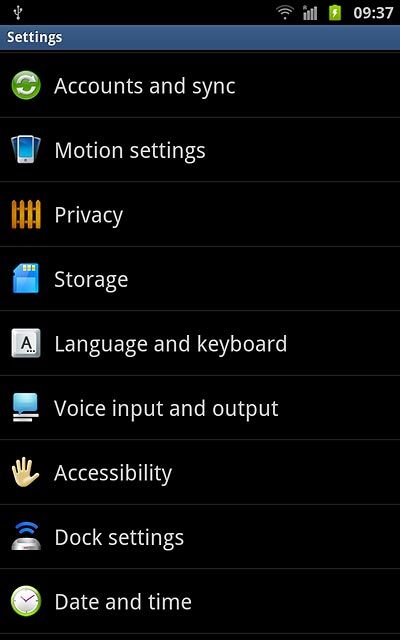 Press Date and time.