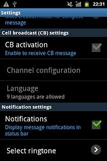 Press Select ringtone.