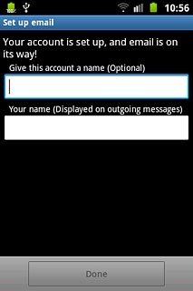Press the field below Give this account a name (Optional) and key in the required name.