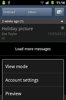 Press Account settings.