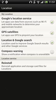 When the field next to the menu item is ticked (V), the function is turned on.