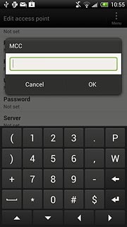 Key in 505 and press OK.