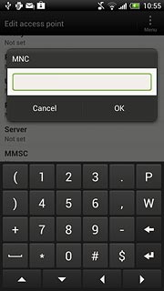Key in 03 and press OK.