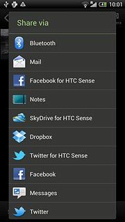 Press Mail.An email message containing the picture or video clip is created.Key in the first letters of the required contact.Matching contacts are displayed.
