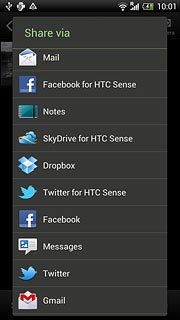 Press Gmail.An email message containing the picture or video clip is created.