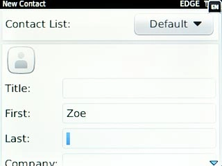 Highlight the field next to Last and key in the required last name.