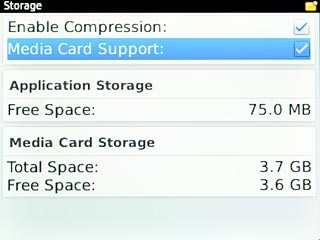 When the box next to the menu item is ticked (V), use of memory card is turned on.