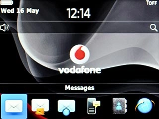 Scroll to Messages and press the Navigation key.