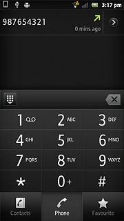 Press the required number.