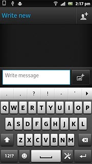 Press the settings icon.