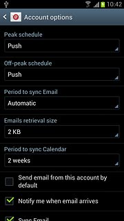 Press Emails retrieval size.