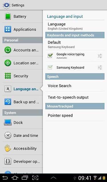 Press Language an....