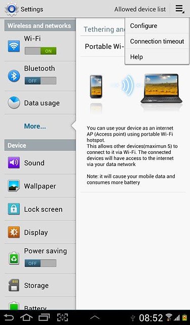 Press Configure.