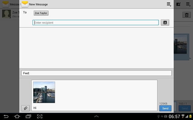 Press Send.