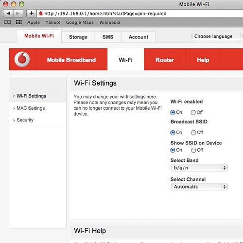 Click Wi-Fi.