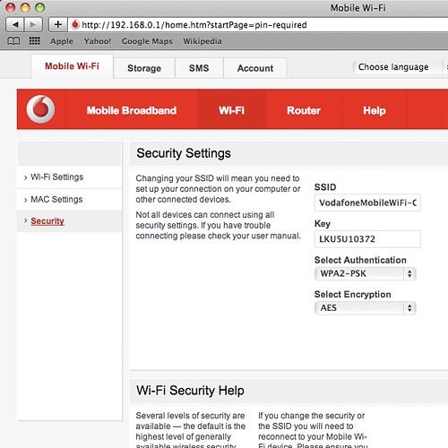 Click Security.