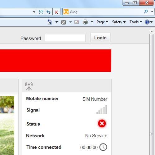 Open a browser window.Key in 192.168.0.1 in the address bar and press Enter.Highlight the field next to Password and key in admin