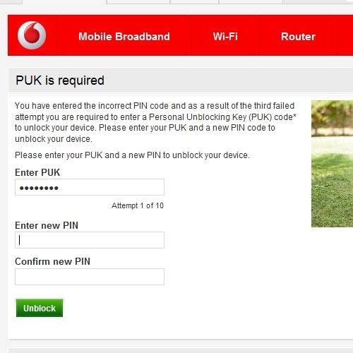 Highlight the field below Enter new PIN and key in your new PIN.
