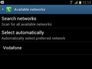 Press Select automatically.
