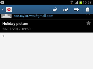 Press the delete icon.