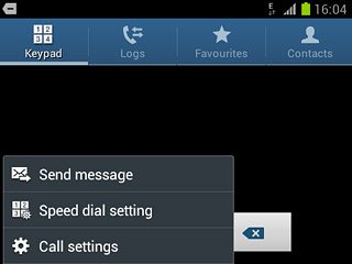 Press Call settings.