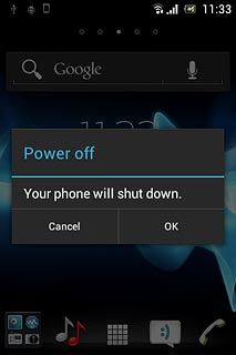 Press OK to confirm.