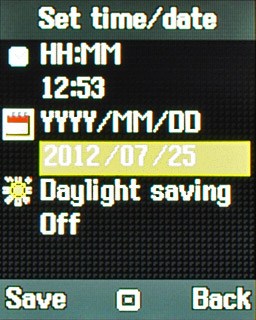 Highlight the field below YYYY/MM/DD.