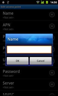 Key in Vodafone Mail and press OK.
