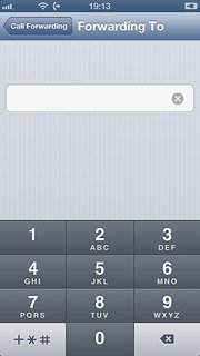 Key in the required phone number and press Call Forwarding.