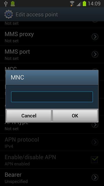 Key in 03 and press OK.